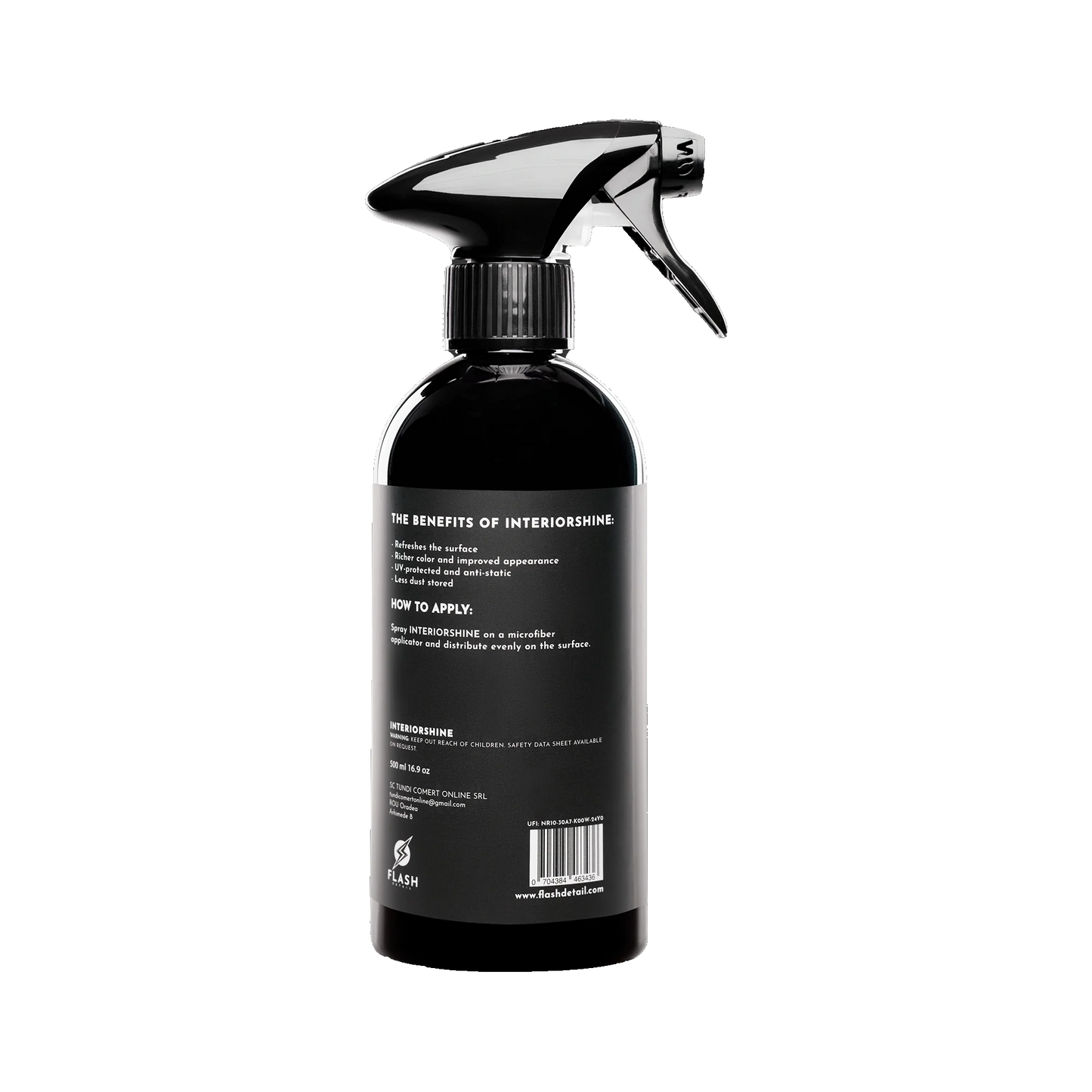 INTERIOR SHINE SPRAY 500ml - LUCIU BORD AUTO & DRESSING PLASTICE