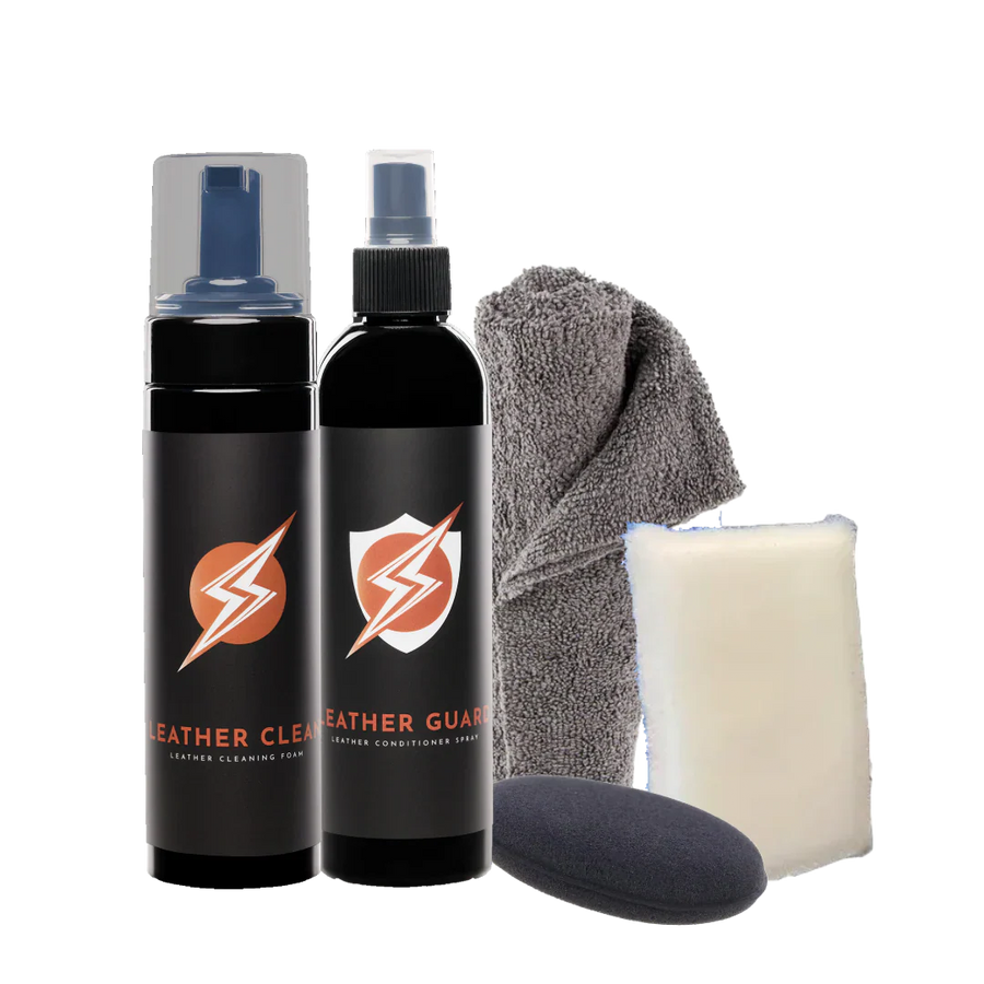 PACHET FULL LEATHER - KIT INTRETINERE PIELE AUTO